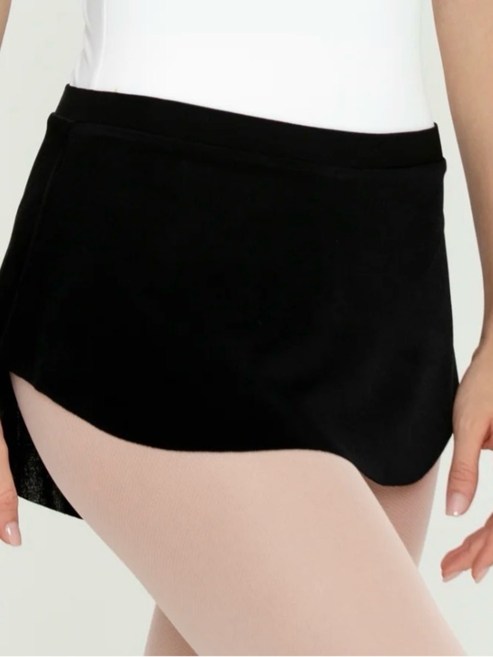 Black Bullet Pointe Skirt